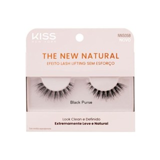 Cílios Postiços Kiss New York The New Natural Black Purse em Oferta na Shopee