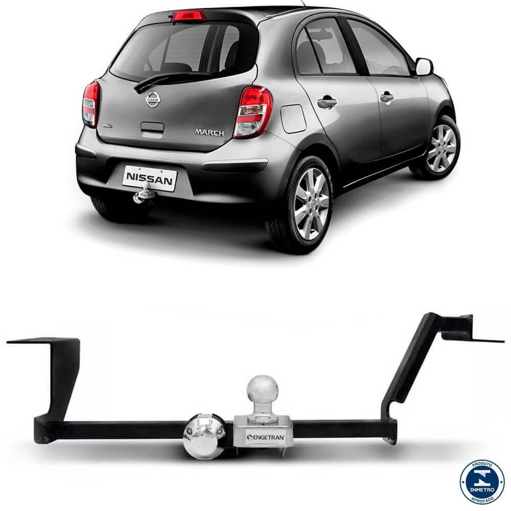 Engate  reboque NISSAN MARCH S / SR / SV / NEW-10 / 16 - 2013/2020 tOP