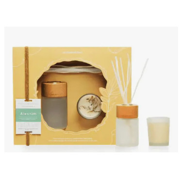 Kit  Vela Perfumada Alecrim 50g + Difusor 70ml Acqua Aroma