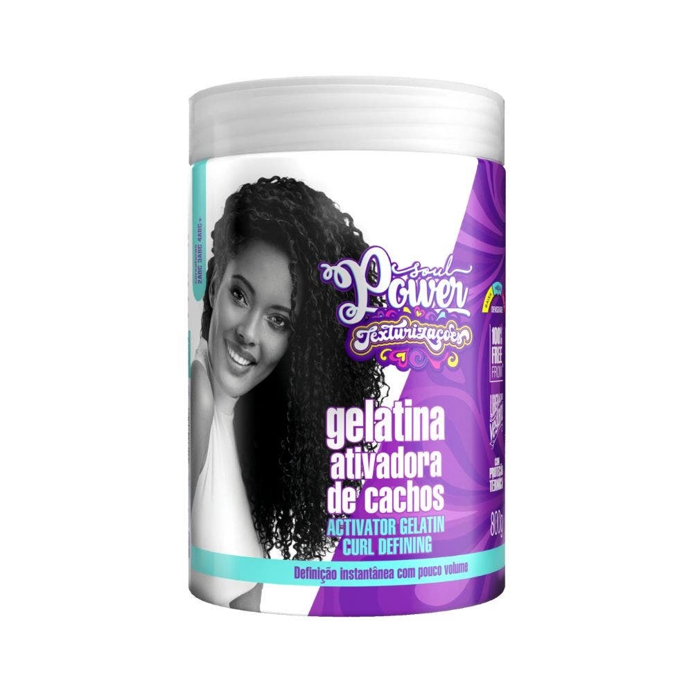 Gelatina Soul Power Ativadora De Cachos Texturizações 800g