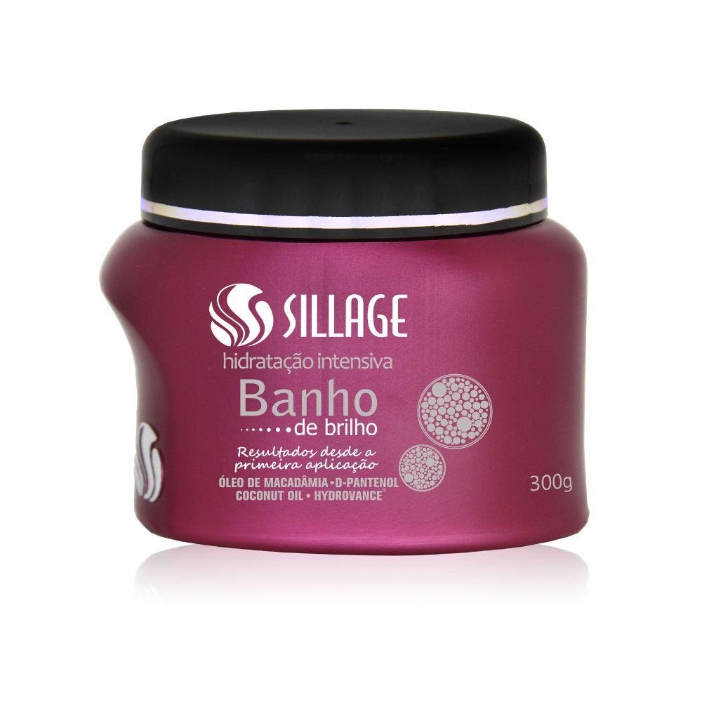 Máscara de Tratamento Banho De Brilho Sillage 300g - Beauty