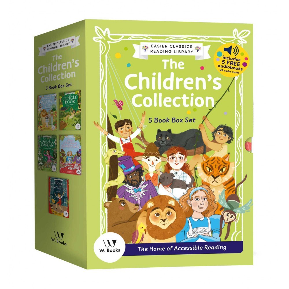 Livro Box - Easier Classics Reading Library Children's Collection W.Books em Oferta na Shopee
