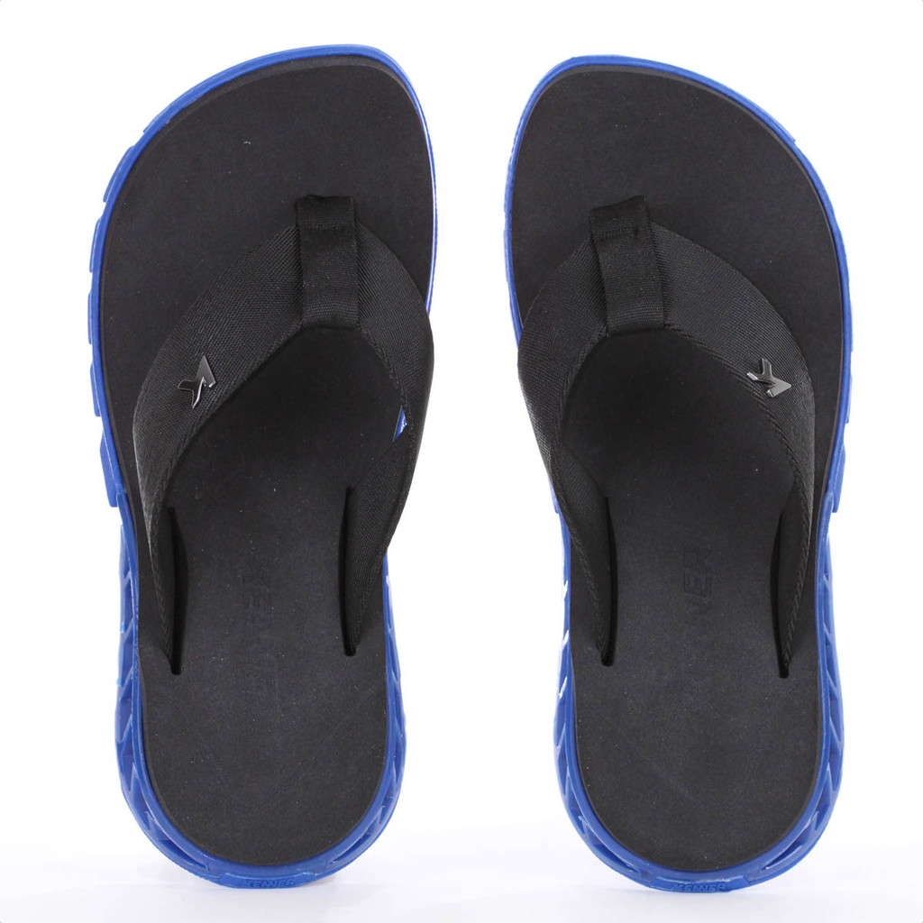 Chinelo Kenner Rakka Preto e Azul - Masculino em Oferta na Shopee