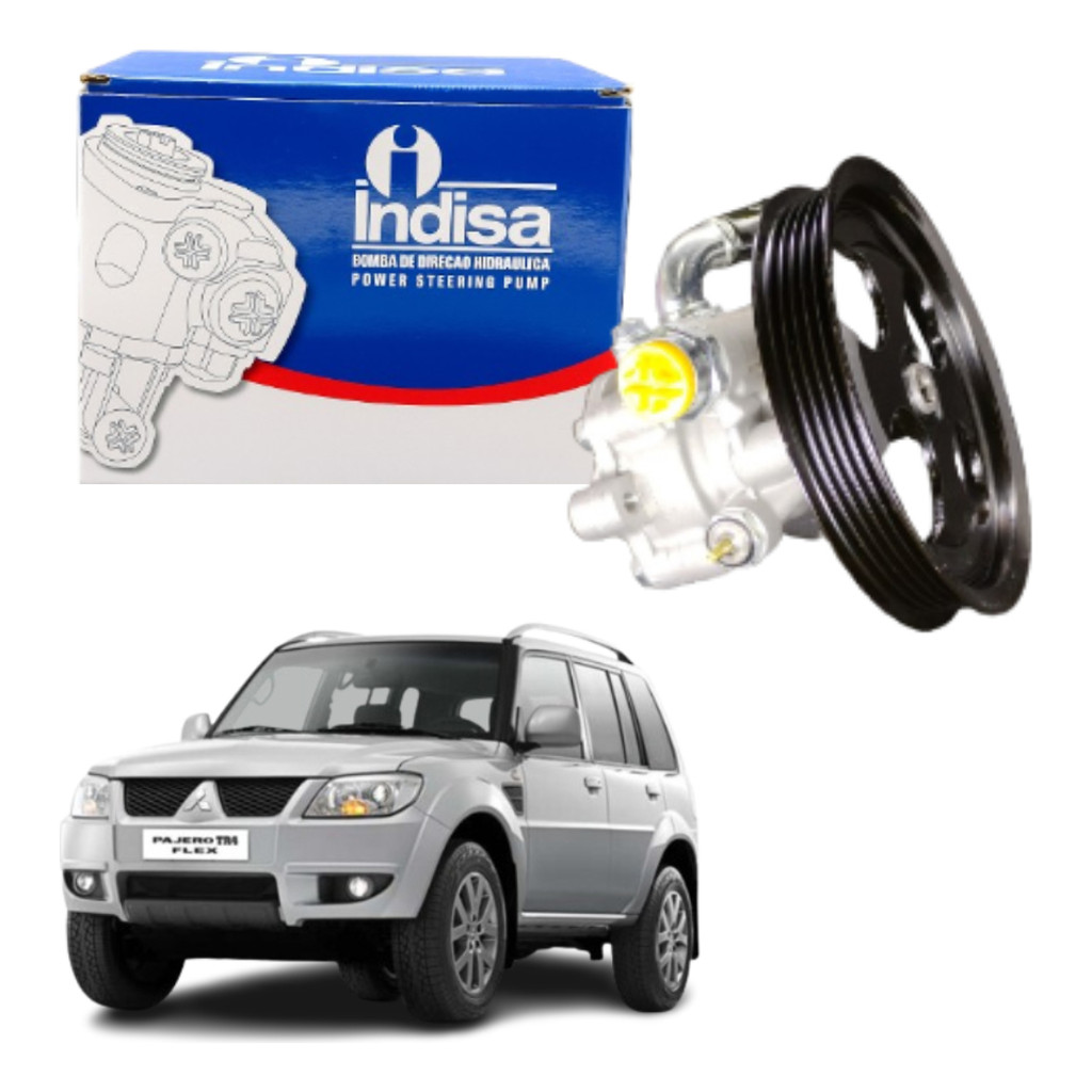 Bomba Direção Hidraulica Pajero IO 99 2000 2001 2002 2003 2004 2005 2006 2007 A 2015 Original Indisa