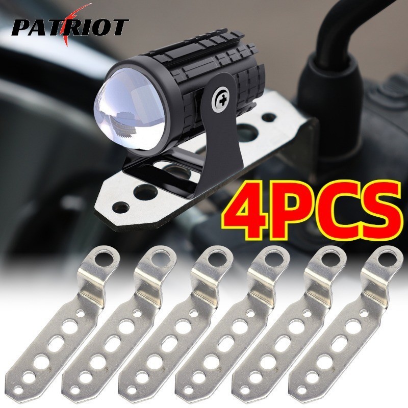 Kit De Suporte Universal Para Motocicleta , Farol De Aço Inoxidável/Espelho Retrovisor , Ajustável Luz De Ponto , Ajuste