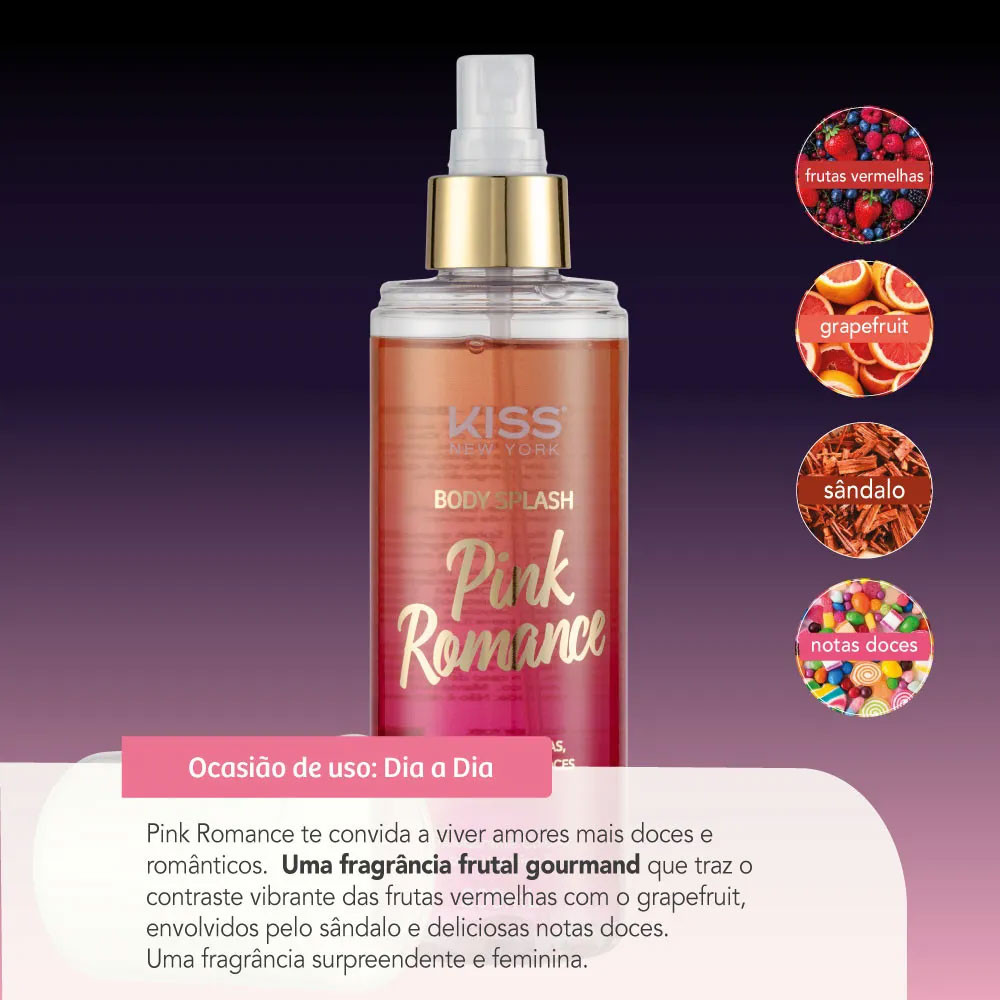 BODY SPLASH PINK ROMANCE KISS NEW YORK BS08B · foto 2