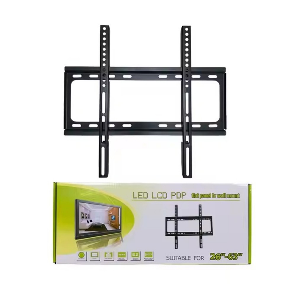 Suporte de Parede Fixo Universal para TVs 26-63" - 14-42" Em Metal (LCD/LED/QLED/OLED) P.HQ