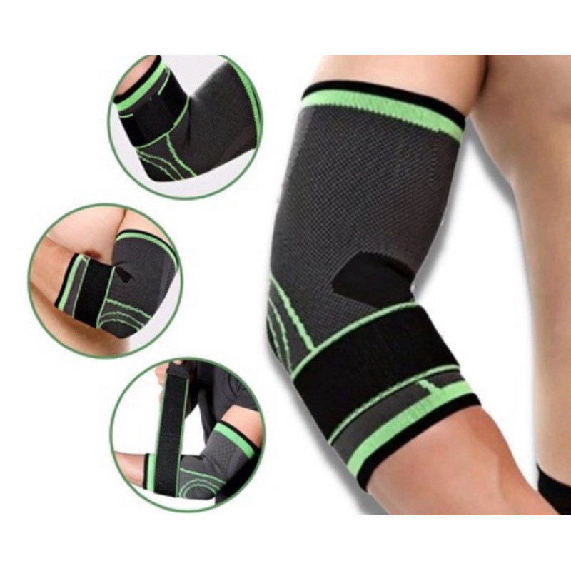 Cotoveleira Ortopédica Compressão Ajustável Elástica Suporte Esportivo Tendinite Academia em Oferta na Shopee