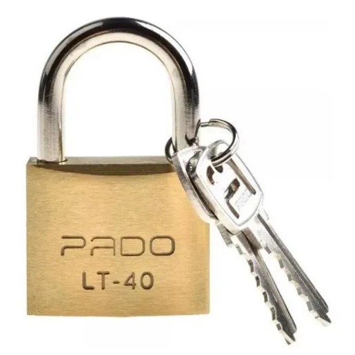 CADEADO DE LATÃO - LT - 40MM | PADO