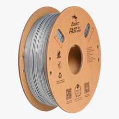 Filamento PLA para Impressora 3D Creality Ender Fast PLA 1 Kg/Rolo 1.75 mm Prata