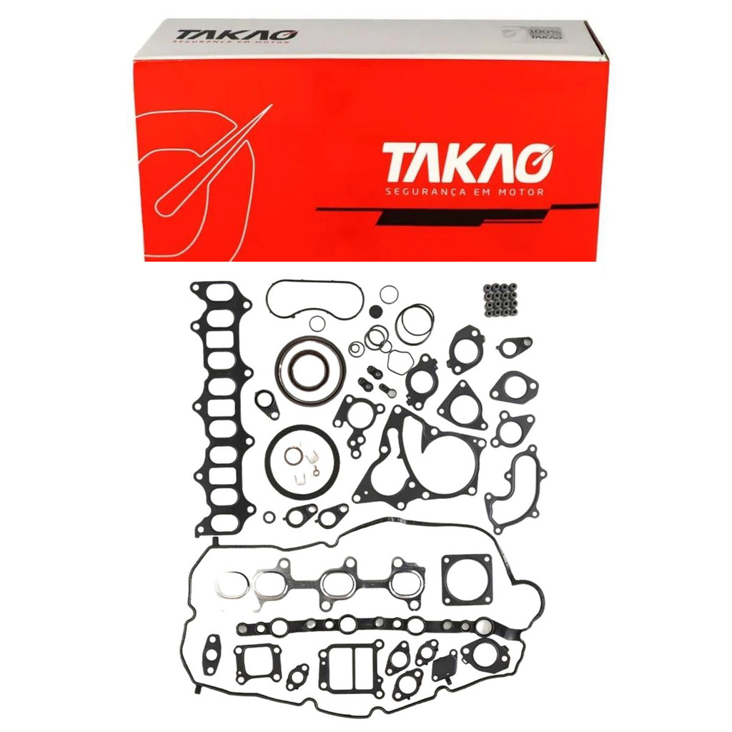 Junta Completa S/ Cabecote C/ Retentor (Jg) Hilux 2.8 16V 2015 A 2020 / Fortuner 2.8 16V 2015 A 2020 - Takao Jscbrto28D