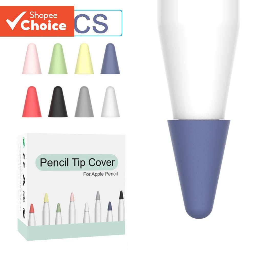 8 Pçs Silicone Lápis Ponta Caso Nib Capa Protetora Touchscreen Stylus Caneta Sub