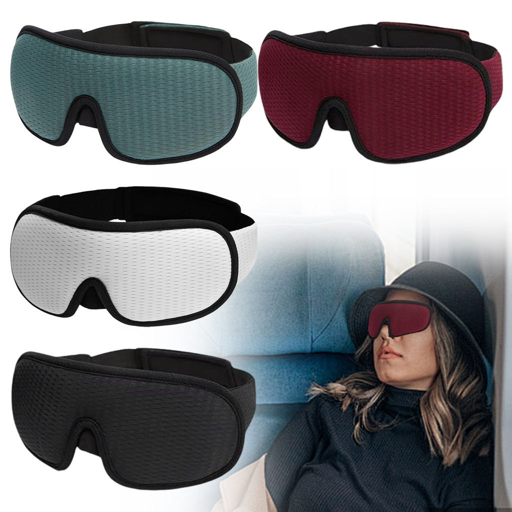 Máscara De Dormir 3D Sem Senso De Opressão , Sono Leve 100 % Bloqueada Para Os Olhos Olho Macia Sombra De Viagem Venda R