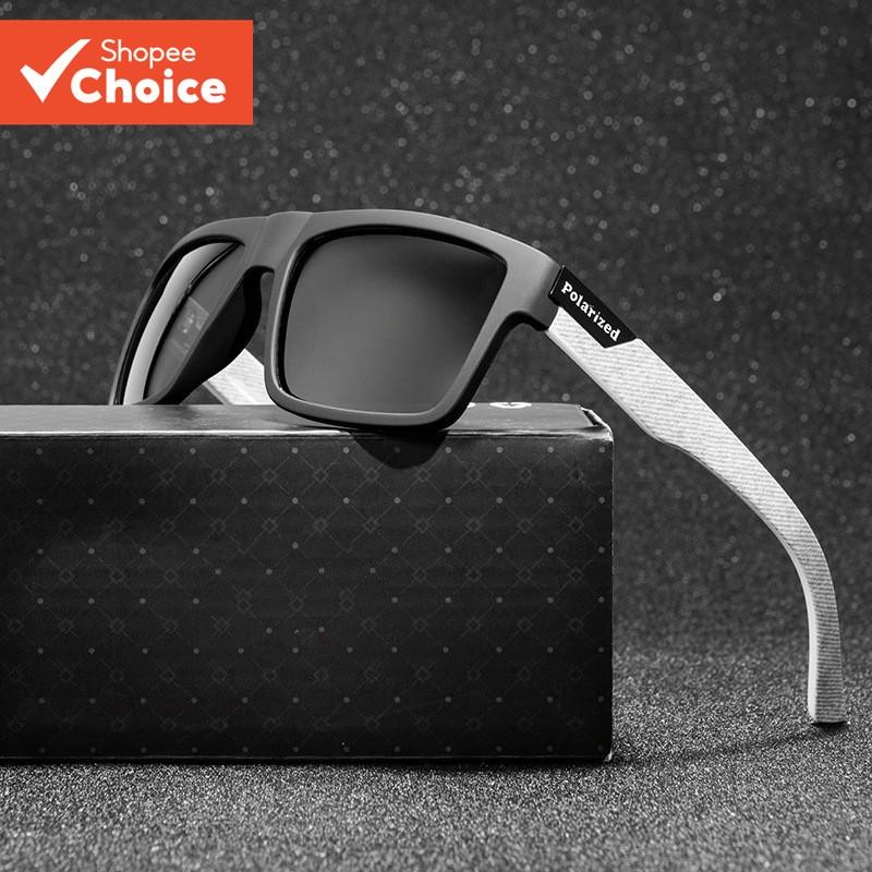 Óculos De Sol Quadrados Luxuosos Masculinos-Polarize d E Perfeitos Para Dirigir Atividades Esportivas