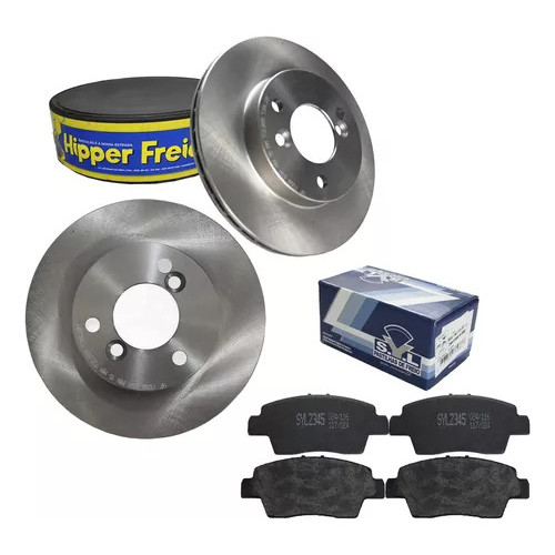 Kit Disco Ventilado E Pastilha De Freio Kwid 1.0 12v 3cc