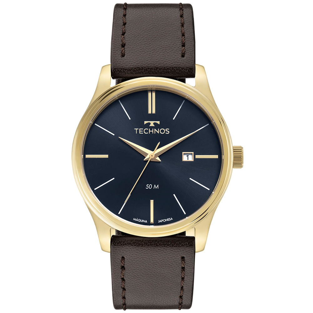 Relógio Technos Masculino Steel Dourado - 2115TVS/0A