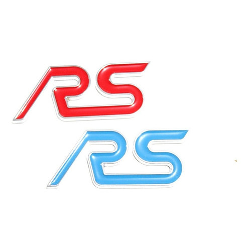 Emblema Rs Tras Ford Fiesta Focus Ka Edge Ecosport Fusion