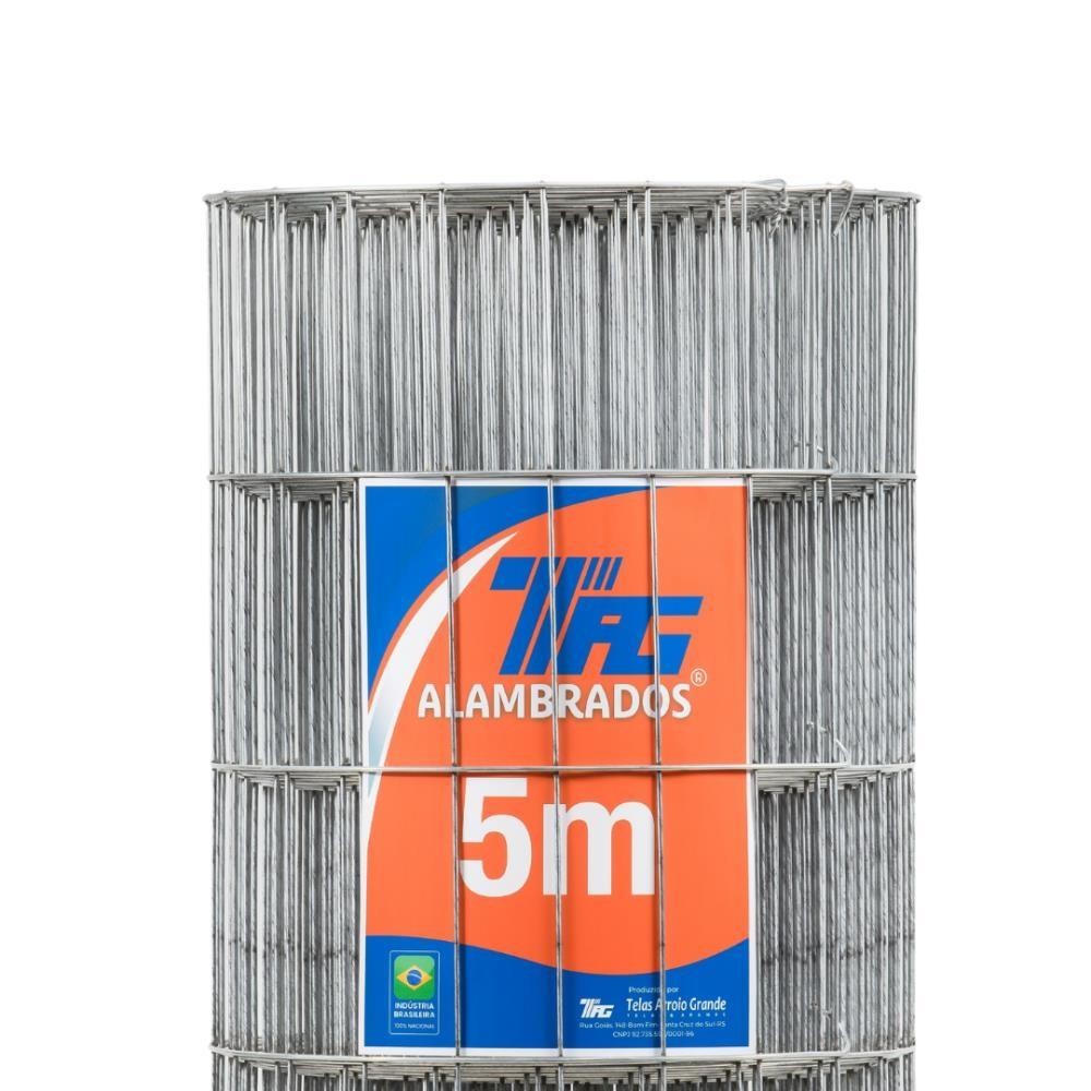 TELA SOLDADA TAG MALHA 5x15cm FIO 2,76mm RL 05X1,5m em Oferta na Shopee