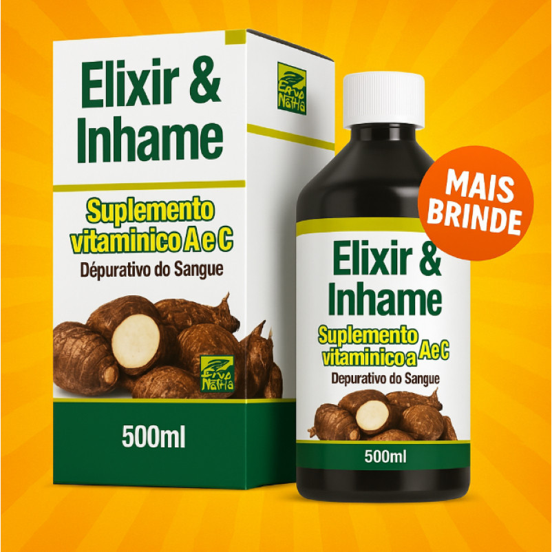 Elixir de Inhame Suplemento  500ml em Oferta na Shopee