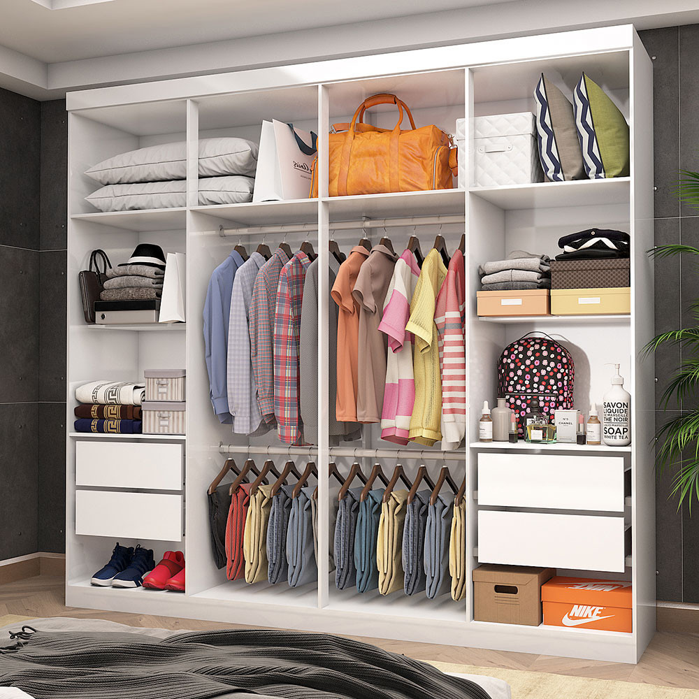 Closet Casal Rubi 4 Gavetas em Oferta na Shopee