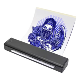 Impressora A4 Tatuagem Bluetooth Portátil Printer Cor Preto em Oferta na Shopee