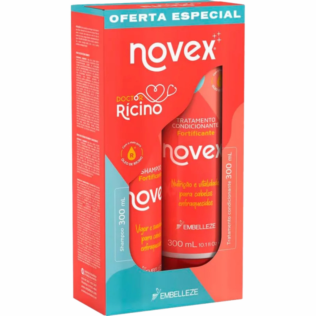Shampoo e Condicionador Novex Doctor Rícino