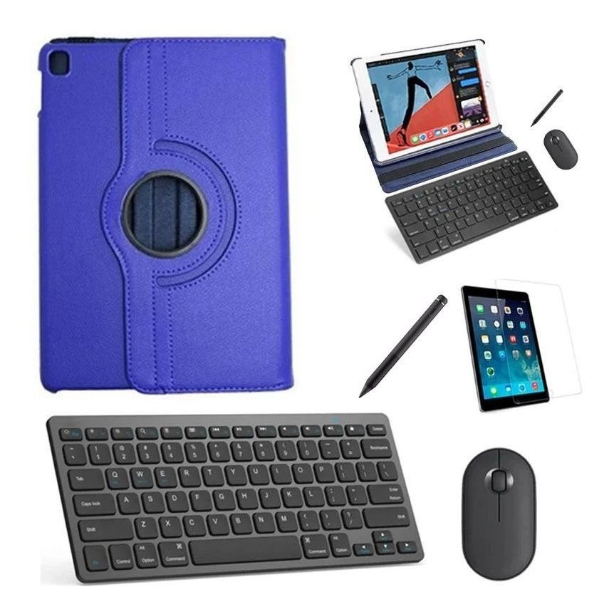 Capa 360 Azul Tecl, Mou, Pel, Stylus P/ iPad Air 5 10,9 2022