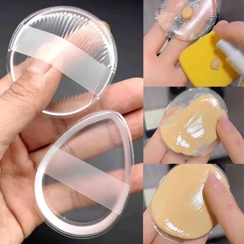 Esponja De Silicone Macio Mmakeup Puff Para Base Líquida BB Creme Beleza Essencial Ferramentas De Maquiagem