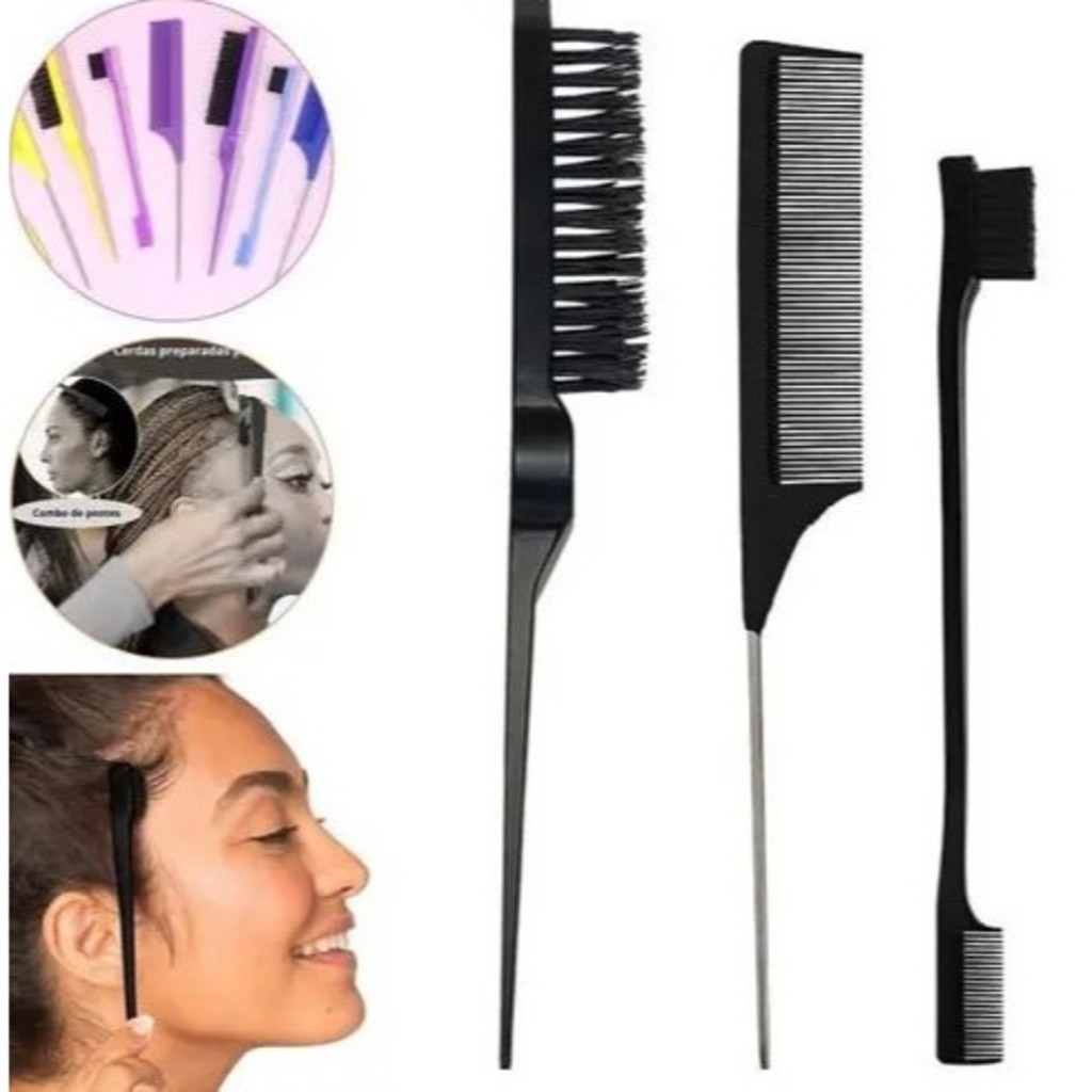 NEW SHOW Kit de Pente para Cabelo com 03 Unidades em Oferta na Shopee