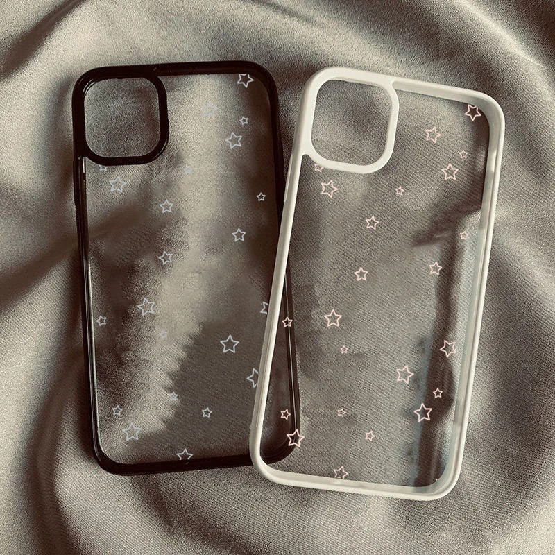 Capa De Telefone Transparente Para Samsung A15 A05S A55 A06 A26 A36 A56 A35 A54 A16 A12 A52 A34 5G A32 Colorido Pequenas