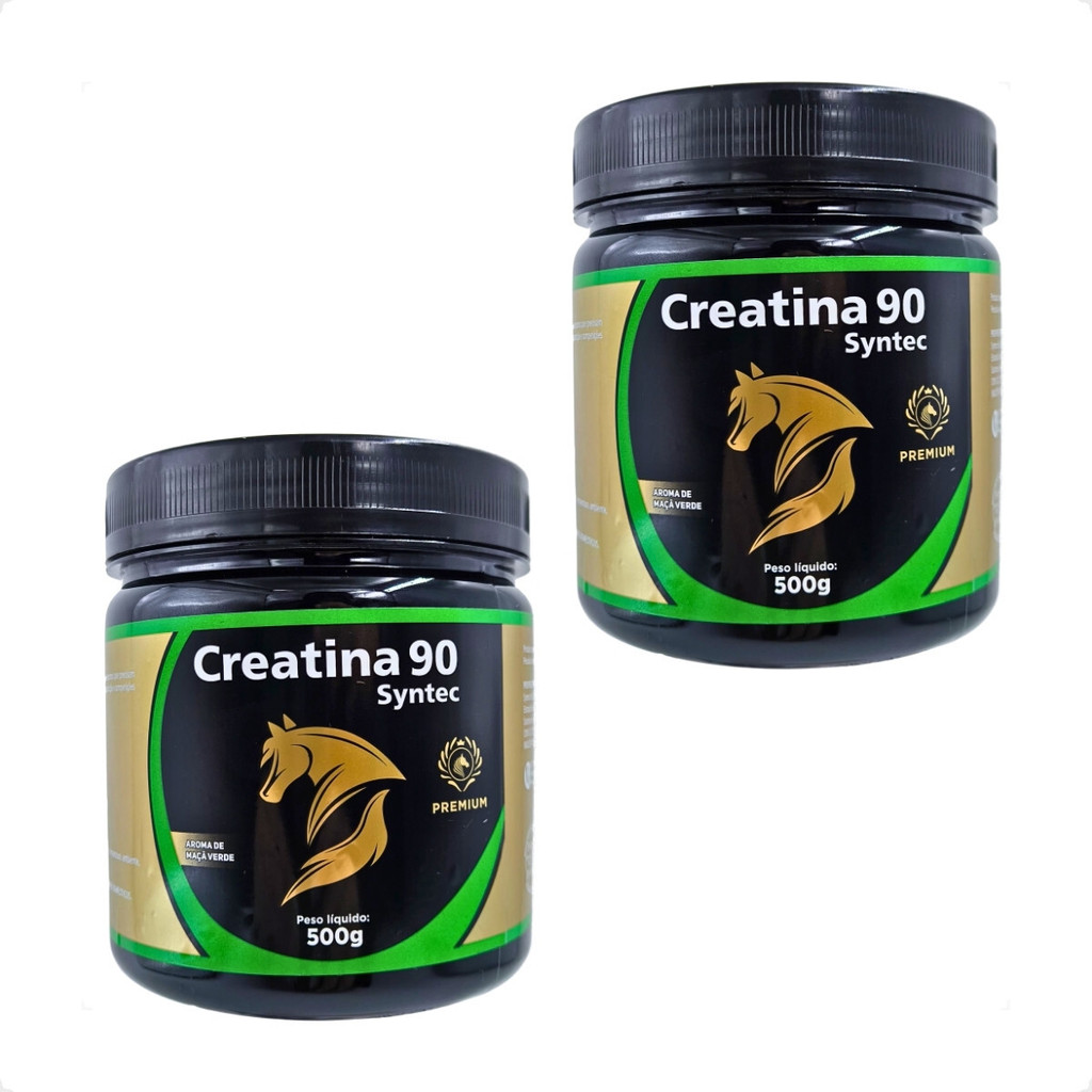 Kit 2 Creatina 90 Syntec Suplemento Para Cavalo - 500g