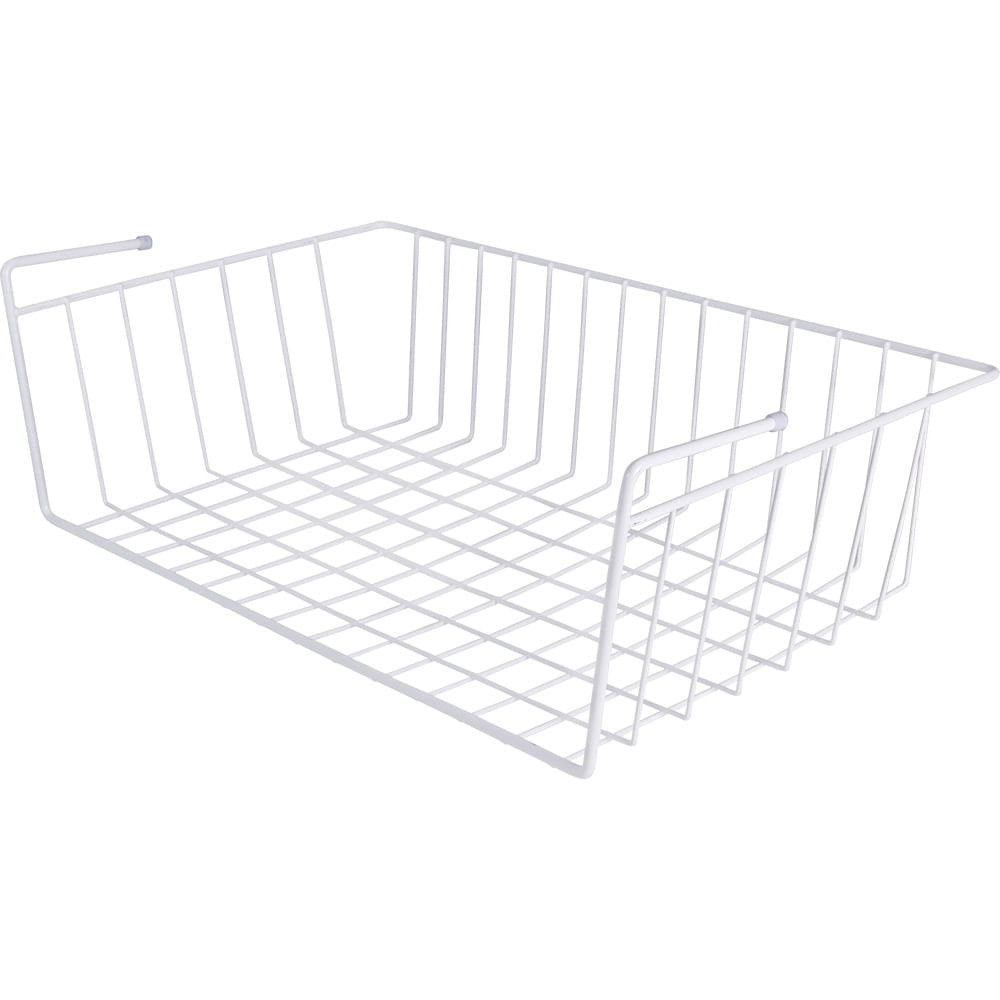 Cesto Suspenso Para Prateleira G Branco Bel - Home & Living