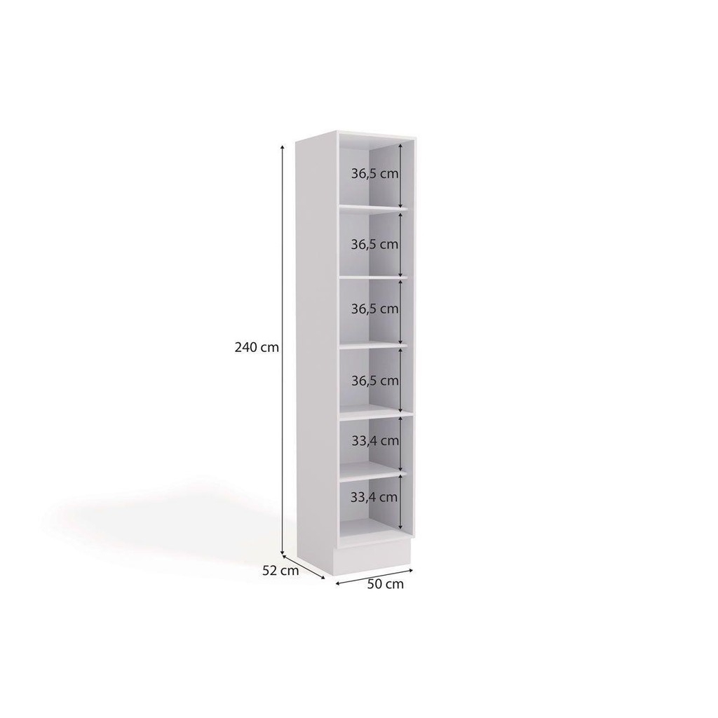 Detalhes do Módulo Cozinha Kappesberg Maxxi Paneleiro G749 c/ 2 Portas 50cm Canela-Kappesberg