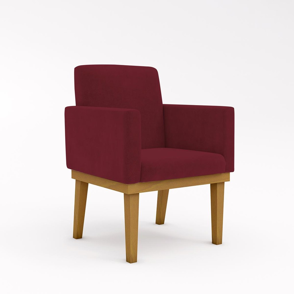 Poltrona Reforçada Decorativa Para Apartamento - Sala Quarto