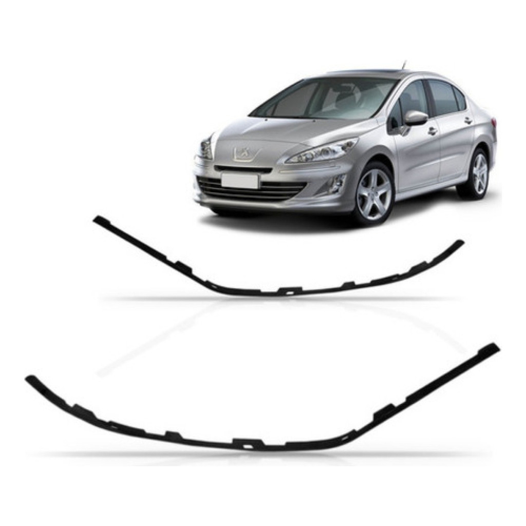 Par Spoiler Saia Parachoque Peugeot 308 408 Ano 2011 A 2015