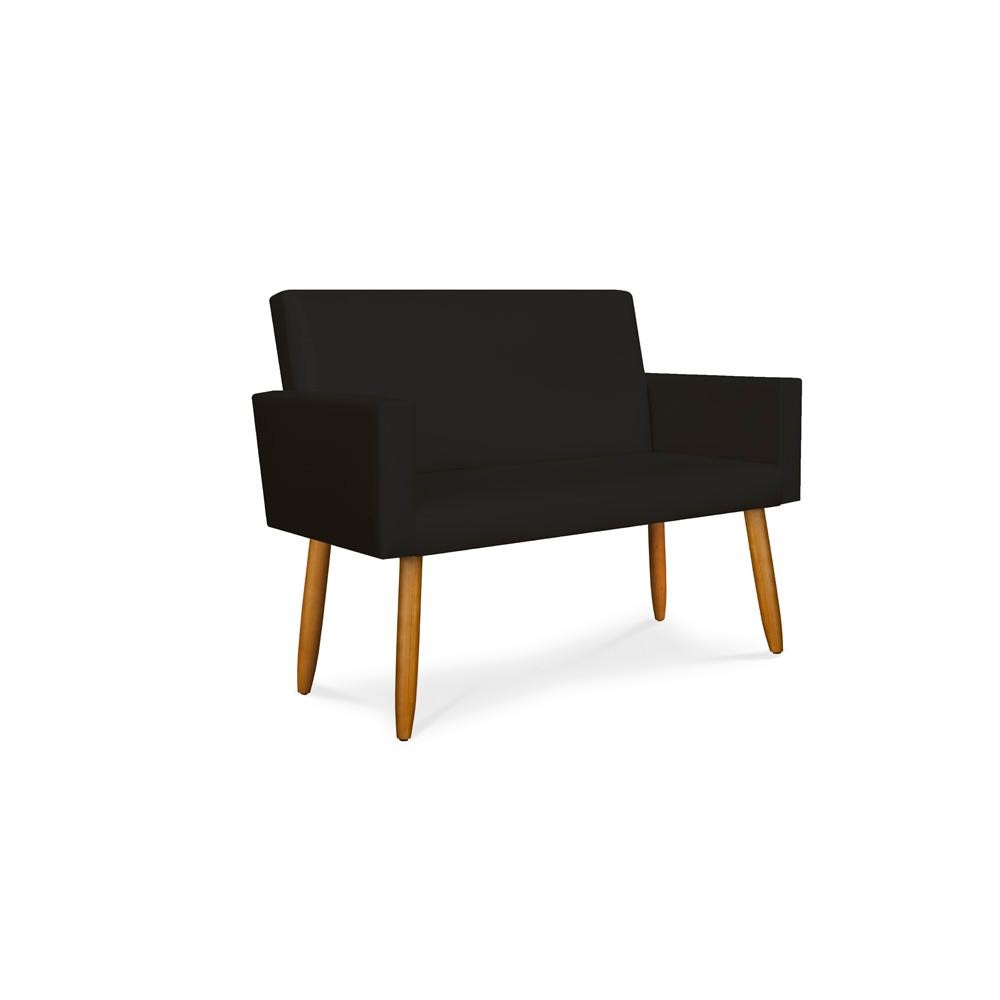Namoradeira Poltrona Decorativa Luxo Tecido Courino Balaqui