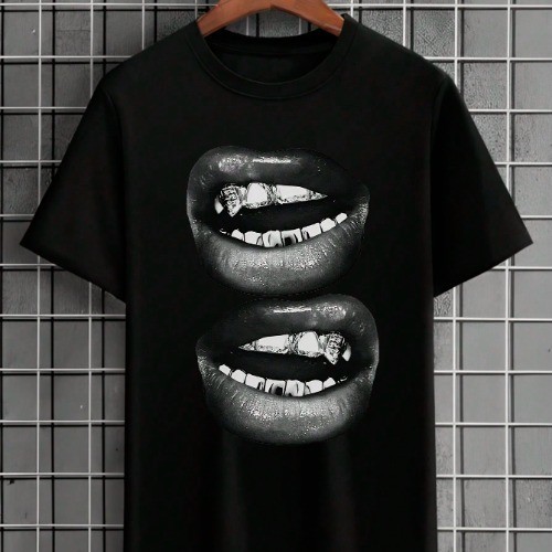 Camiseta Larga Ampla Masculina Streetwear Oversized Longline Skatista Bocas Algodão Premium Unissex