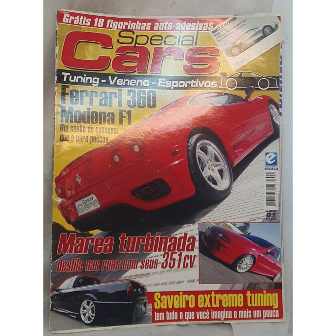 Revista Special Cars 1 - Marea Turbinada - Editora Escala