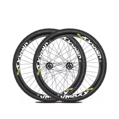 Par de Roda 26 Vzan Vmaxx Cubo Rosca Gts Pneu Camara