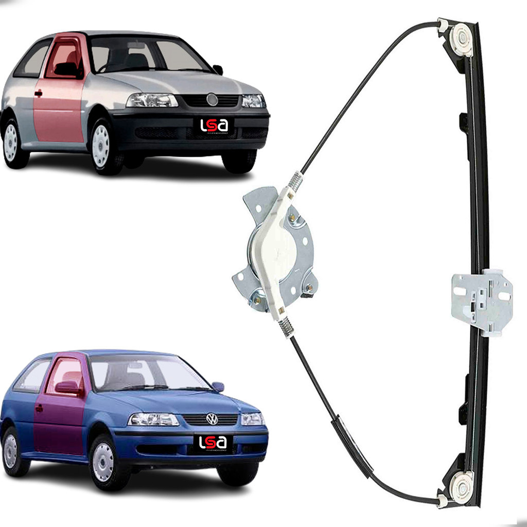Elevador de Vidro Elétrico Gol G3 2P Sem Motor Lado Direito – Reposição Automotiva Precisa