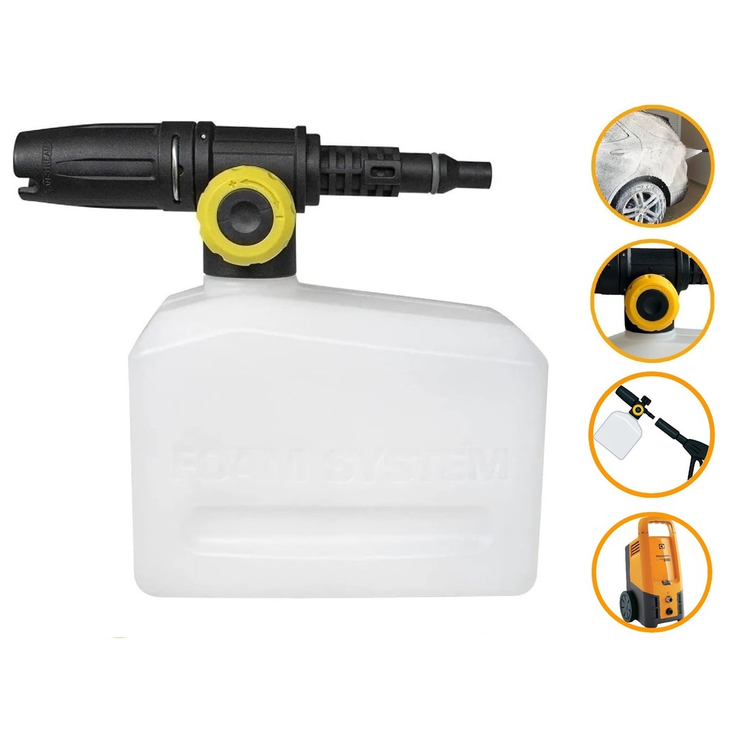Canhão Espuma Snow Foam Difusor Aplicador Detergente Espuma Electrolux Ultra Wash Uws10 2500 Pressão