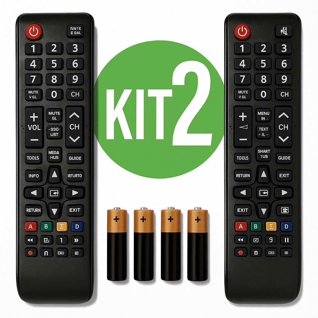 Controle Remoto Compatível Com Tv Samsung Smart 4K Led Universal