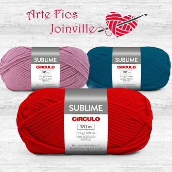 Fio Sublime Círculo 100g Tricô Crochê em Oferta na Shopee