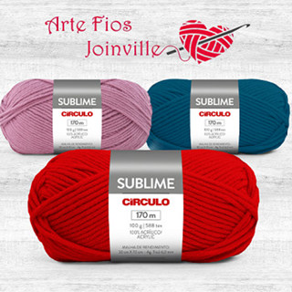 Fio Sublime Círculo 100g Tricô Crochê em Oferta na Shopee