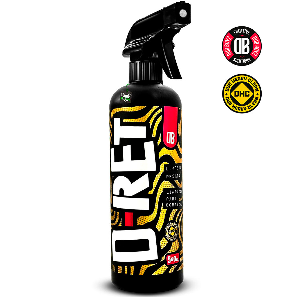 Limpador Pesado D-Ret Pneus Borracha Plástico 500mL Dub Boyz em Oferta na Shopee