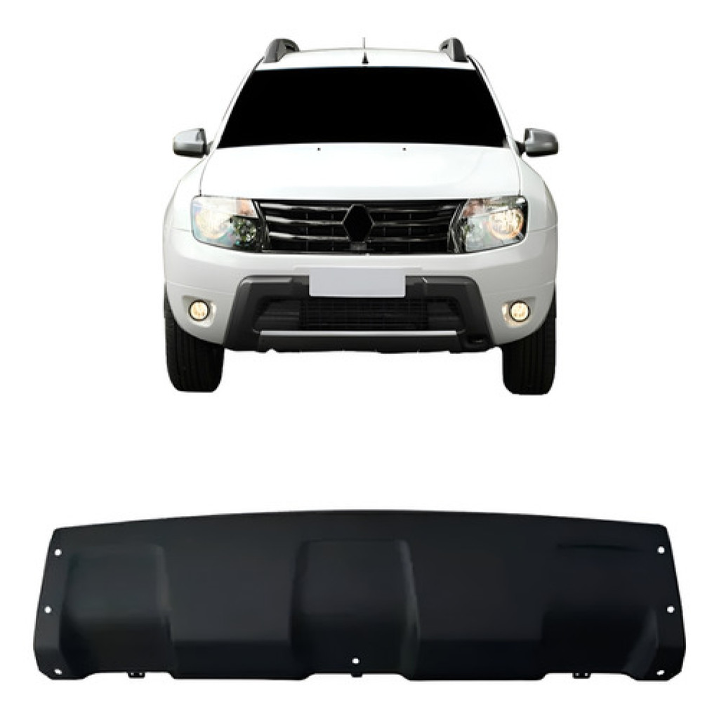 Acabamento Parachoque inferior Dianteiro Renault Duster 2010 2011 2012 2013 2014 peça referencia de mercado.