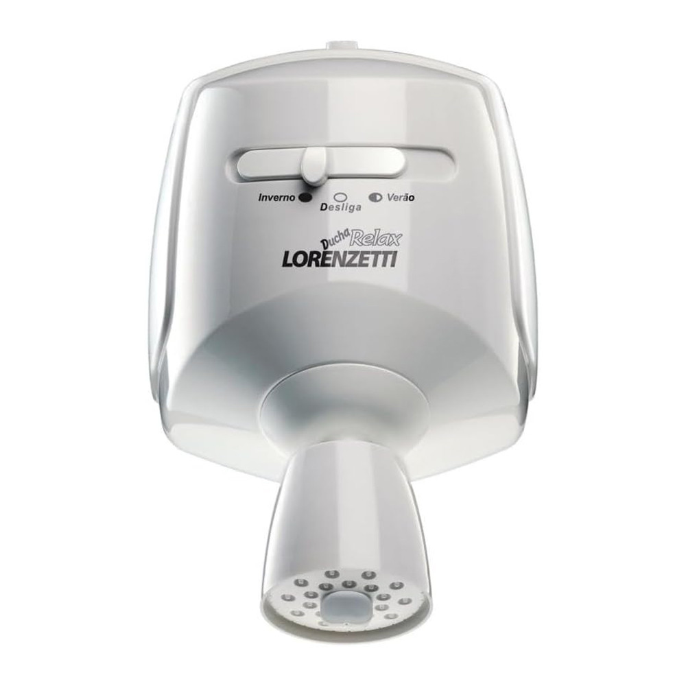 Ducha Relax Lorenzetti Multi temperatura Branco 220v