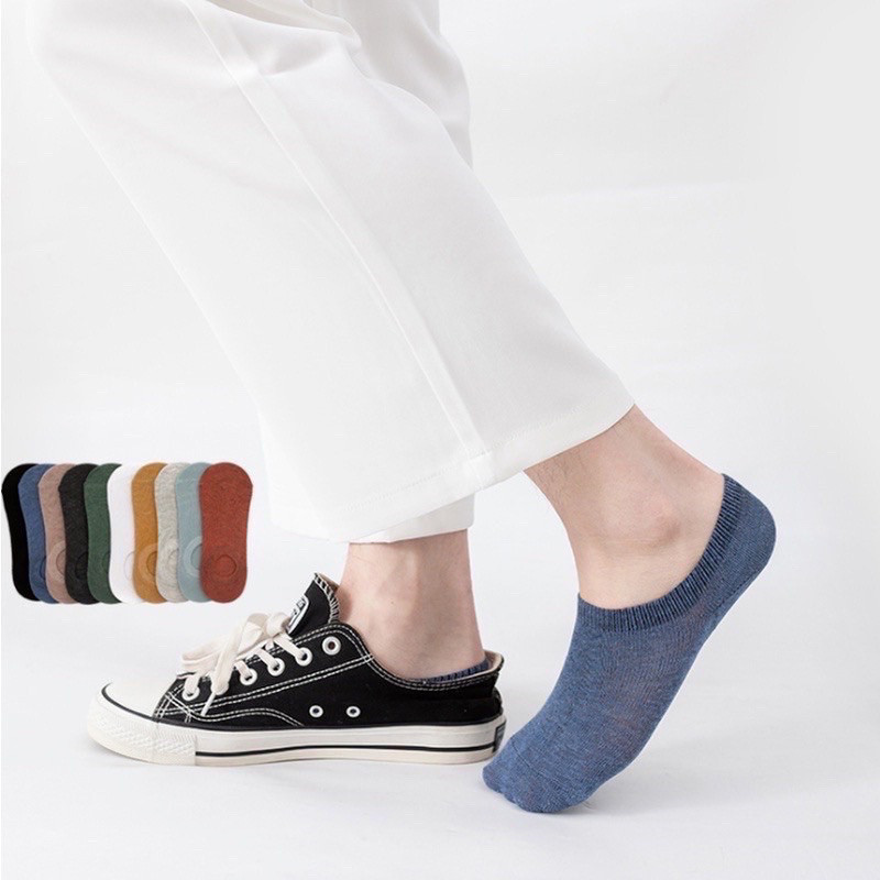 KIT 3/6/12 Meias Sapatilha Soquete Invisível  homens e mulheres  Enviar várias cores aleatoriamente em Oferta na Shopee