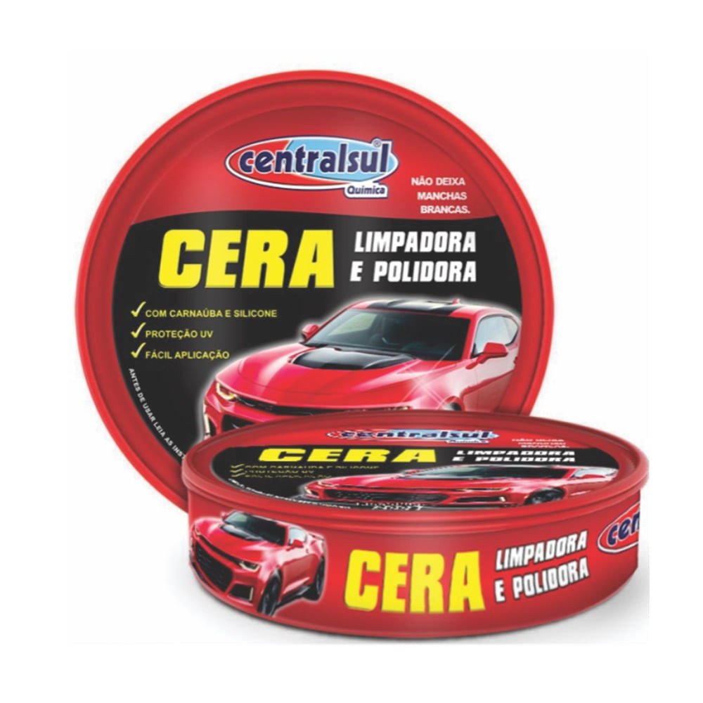Cera Limpadora e Polidora 200g - CentralSul em Oferta na Shopee