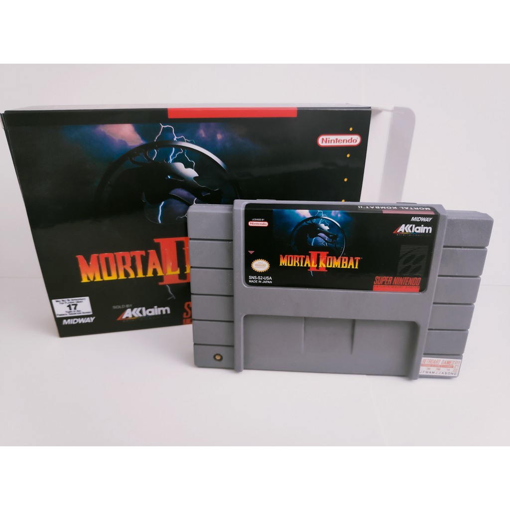 Jogo Mortal Kombat II com caixa lacrado